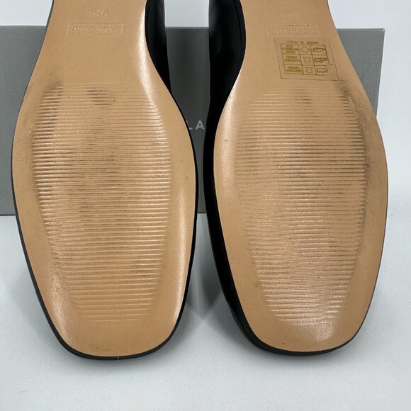 Everlane The Italian Leather Day Ballet Flats size 9.5 Women's Black posd - Picture 6 of 7
